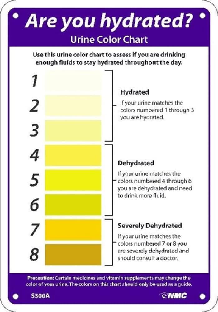 Dehydration Chart